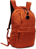 C.P. Company Orange Nylon B Backpack