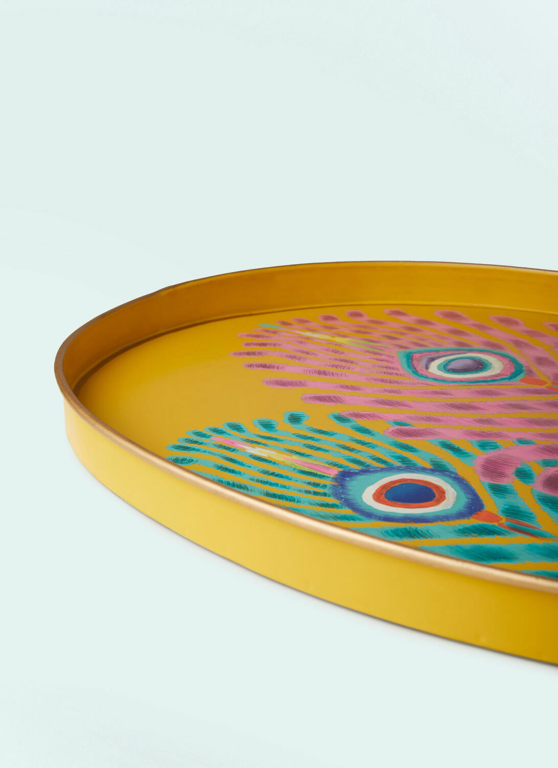 Les Ottomans Oval Iron Tray