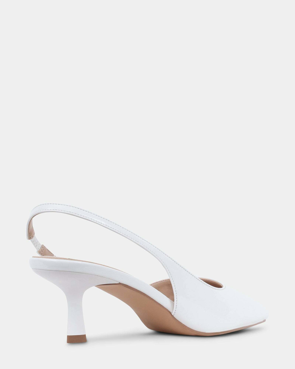 Steve Madden Devour Heels in White Patent