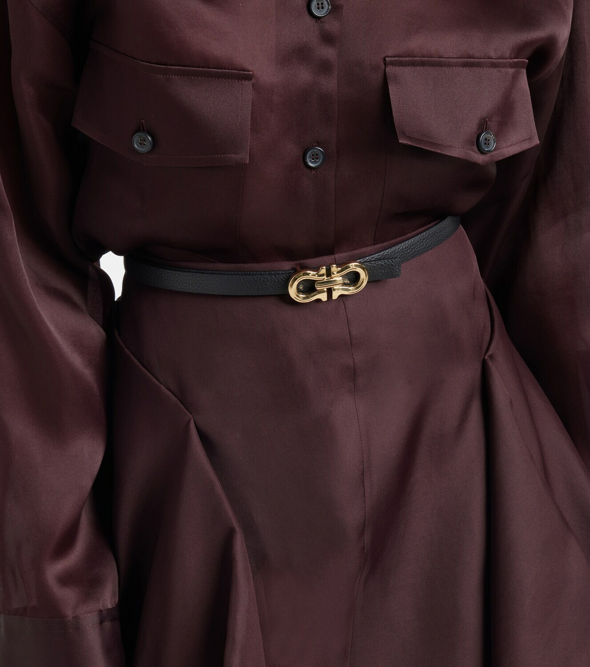 Ferragamo Gancini reversible leather belt