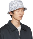 Acne Studios White Flannel Bucket Hat