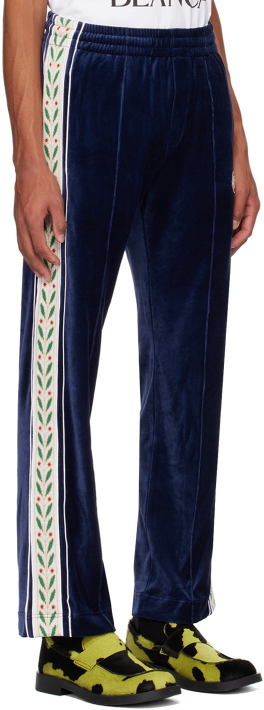 Casablanca Navy Laurel Track Pants Casablanca