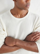 Hartford - Waffle-Knit Cotton T-Shirt - Neutrals