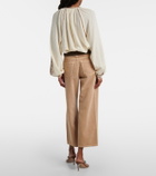 AG Jeans Saige cropped wide-leg jeans