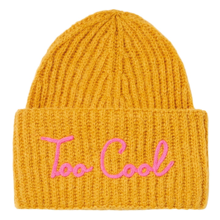 Photo: MC2 Saint Barth Woman Brushed And Ultra Soft Beanie With Too Cool Embroidery