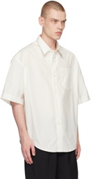 AMI Paris White Boxy Shirt