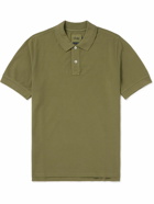 Drake's - Cotton-Piqué Polo Shirt - Green