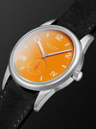 NOMOS Glashütte - Club Campus Hand-Wound 38mm Stainless Steel and Leather Watch, Ref. No. 729