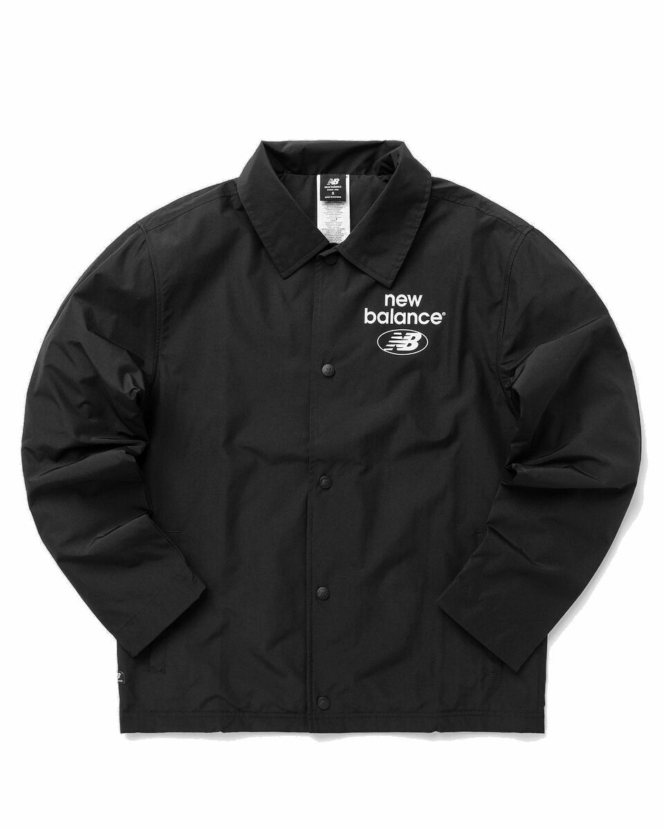 Photo: New Balance Essentials Reimagined Woven Jacket Black - Mens - Overshirts