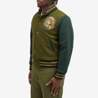 Billionaire Boys Club Men's Astro Varsity Jacket in Green