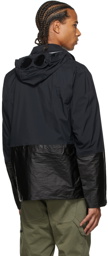 C.P. Company Black Mixed Detachable Goggle Jacket