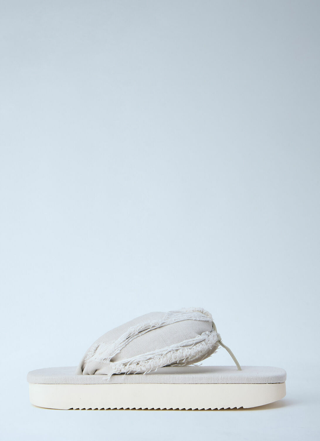 Rick Owens DRKSHDW Frayed Edge Thong Sandals