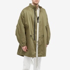 Uniform Bridge Men's M65 Fishtail Parka Jacket in Sage Green