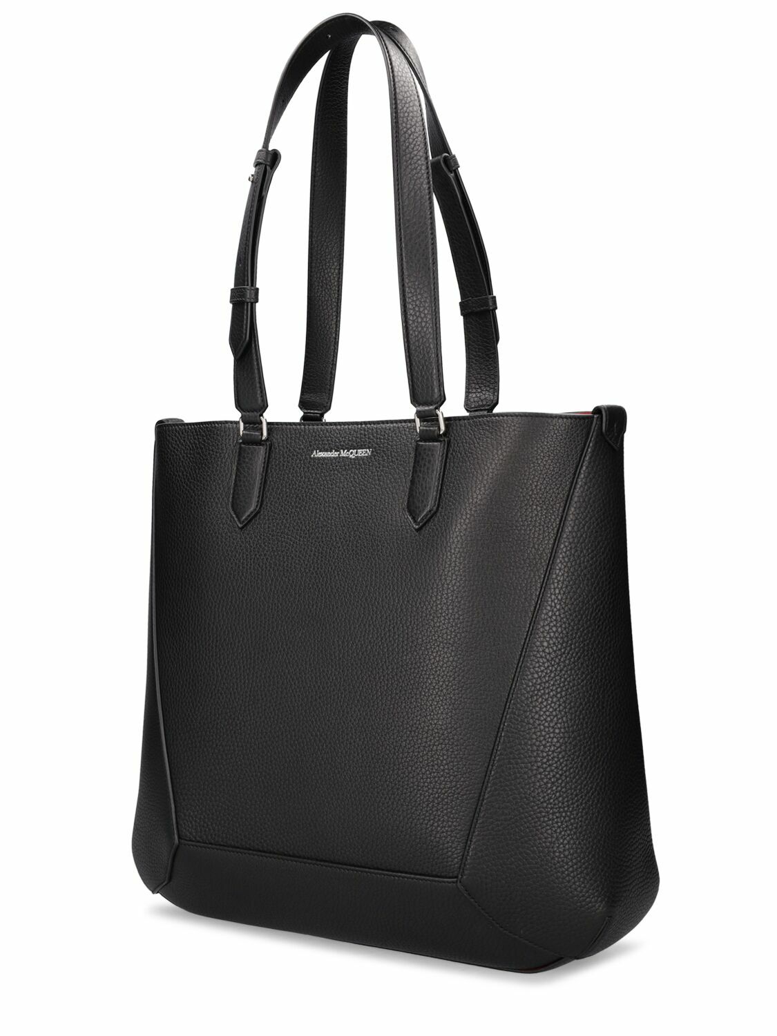 ALEXANDER MCQUEEN The Edge Medium Leather Tote Bag Alexander McQueen