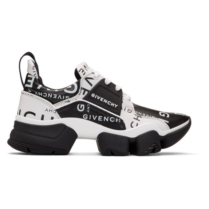 Photo: Givenchy Black and White Basse Jaw Sneakers