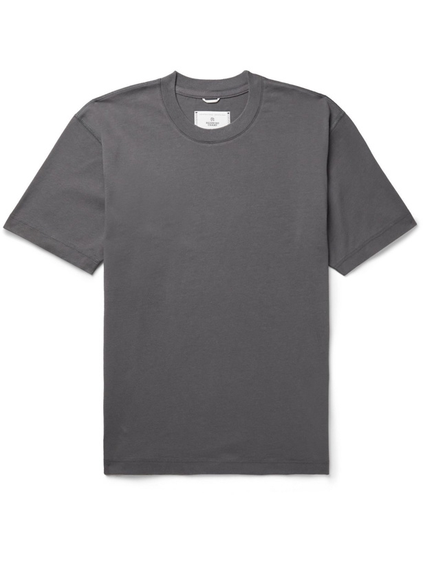 Photo: REIGNING CHAMP - Cotton-Jersey T-Shirt - Gray