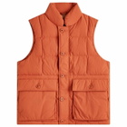 FrizmWORKS Men's Karokoram Down Vest in Orange