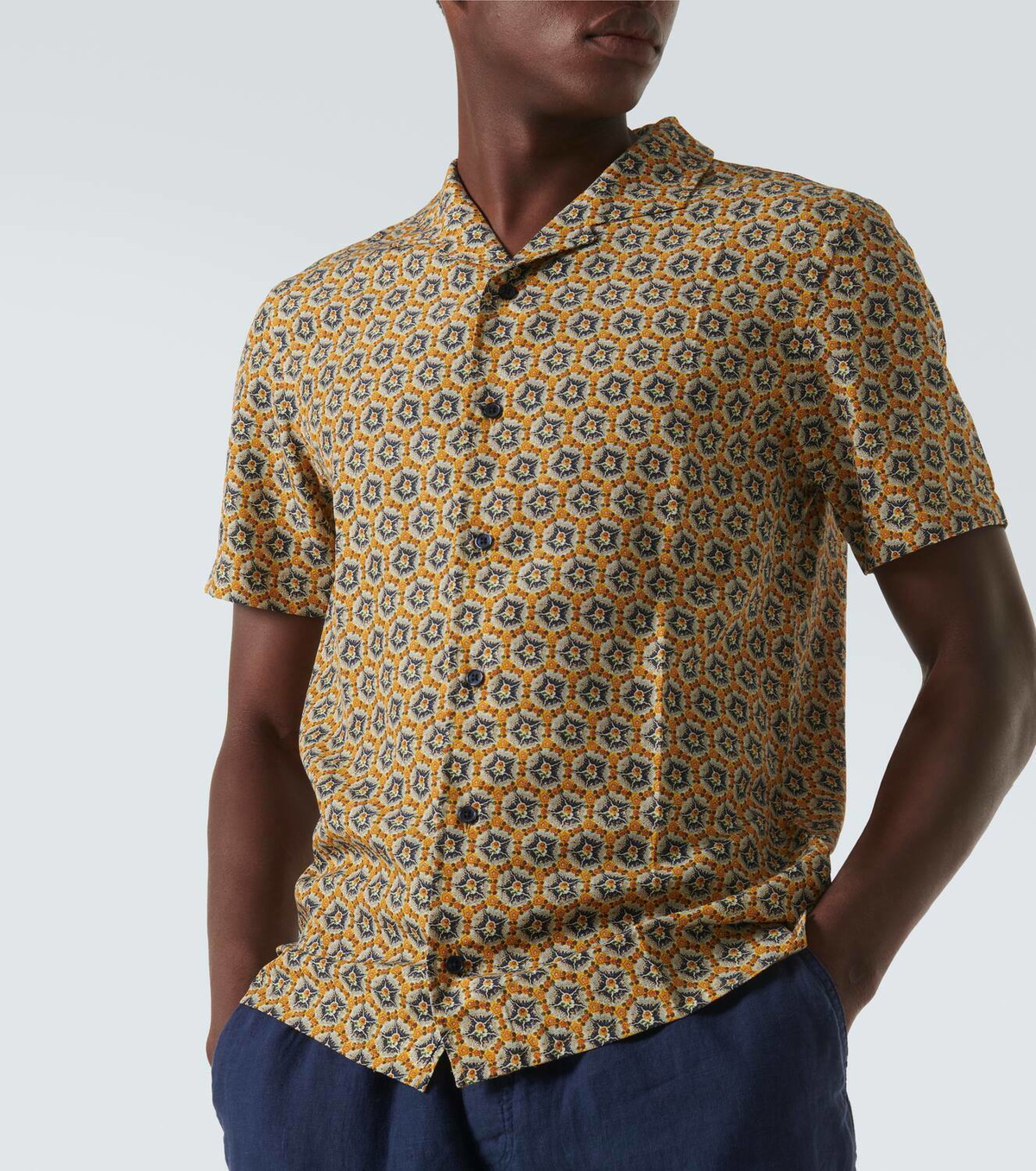 Orlebar Brown Ribbert bowling shirt