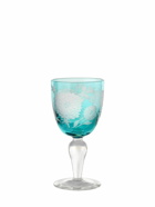 POLSPOTTEN - Set Of 6 Peony Multi-color Wine Glasses