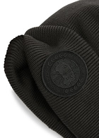 Canada Goose Arctic Ribbed Wool Beanie - Dark Green - One Size