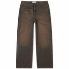 Wood Wood Women's Ellie Baggy Jeans in Burnt Orange Wash