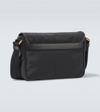 Tom Ford Leather-trimmed messenger bag