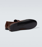 Dolce&Gabbana Logo leather loafers