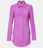 Stouls Geraldine suede shirt dress