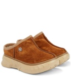 Givenchy - Marshmellow suede and shearling slippers