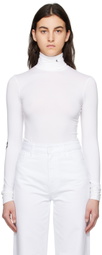 Raf Simons White Hand Sign Turtleneck