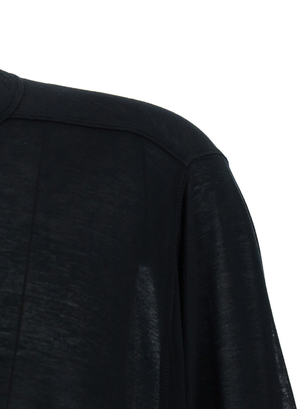 Tシャツ・カットソー RICK OWENS 'Jumbo' Black Round Neck T-Shirt in Cotton Man Rick Owens jumbo Black Round Neck T-shirt In Cotton Man Rick