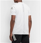 Adidas Sport - 25/7 Rise Up N Run Parley Mesh-Panelled Climacool T-Shirt - White