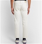 AG Jeans - Tellis Slim-Fit Cropped Stretch-Denim Jeans - White
