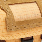 Acne Studios Men's Post Ripstop Suede Mini Messenger Bag in Yellow/Brown