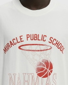 Nahmias 024 Basketball Boxy T-shirt White Mens Shortsleefe