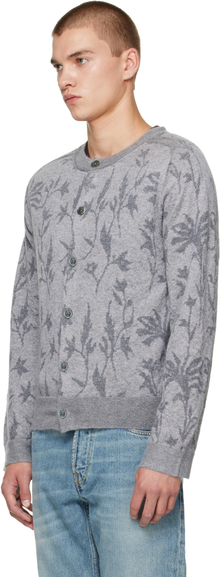 OUR LEGACY Gray True Cardigan