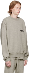 Fear of God ESSENTIALS Gray Crewneck Sweatshirt