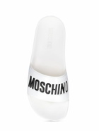 MOSCHINO - 25mm Logo Pvc Pool Slide Sandals