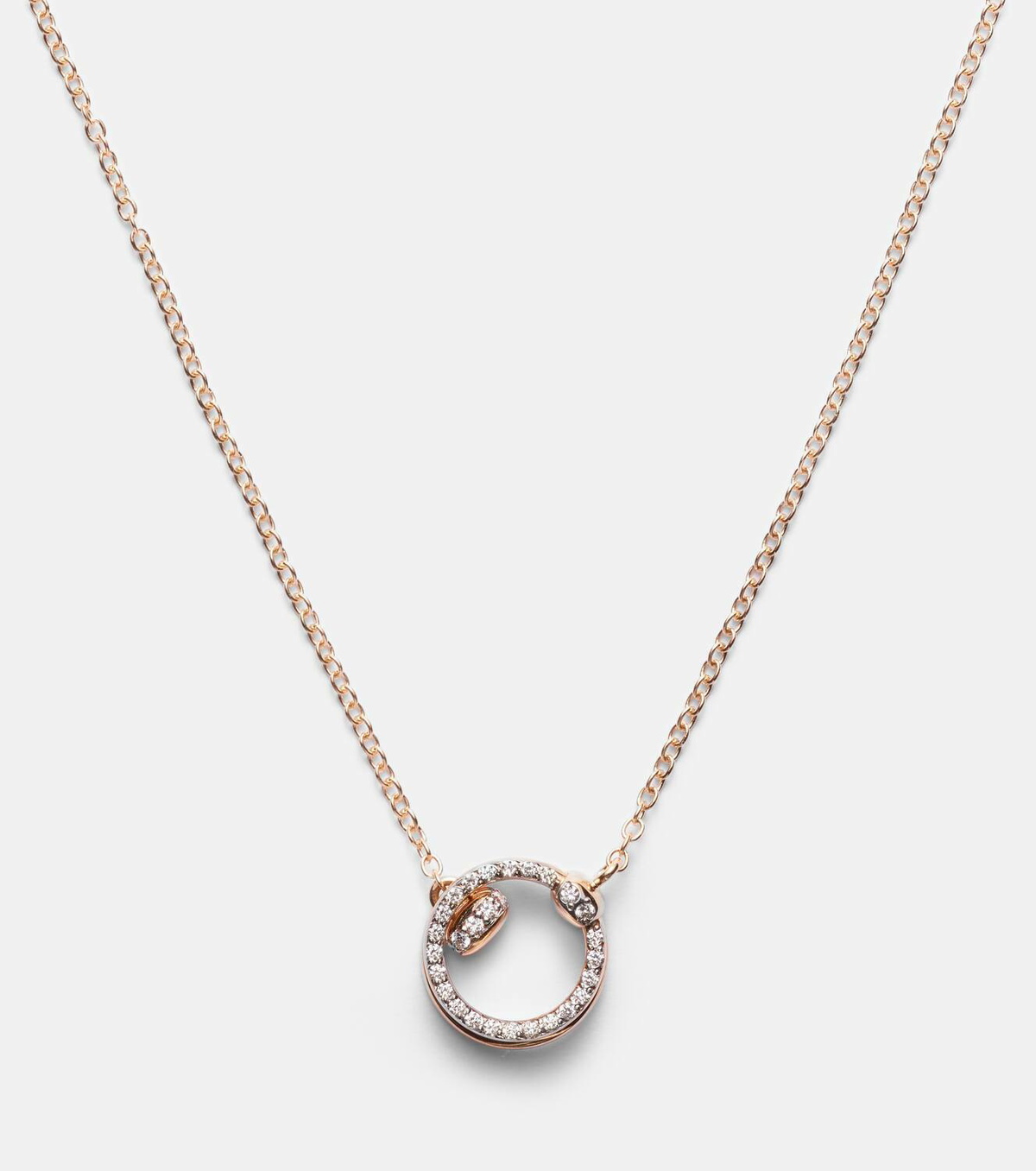 Pomellato Pomellato Together 18kt rose gold chain necklace with diamonds