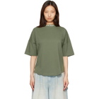 Palm Angels Khaki Classic Logo Over T-shirt