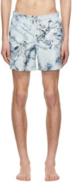 Bather SSENSE Exclusive Green Recycled Polyester Swim Shorts