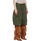 ABRA Khaki Cotton Cargo Shorts