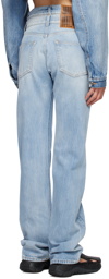 VTMNTS Blue Double Waist Jeans