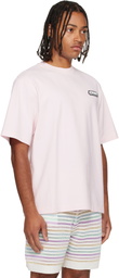 Casablanca Pink 'Casa' Racing Oversized Short Sleeve T‑shirt