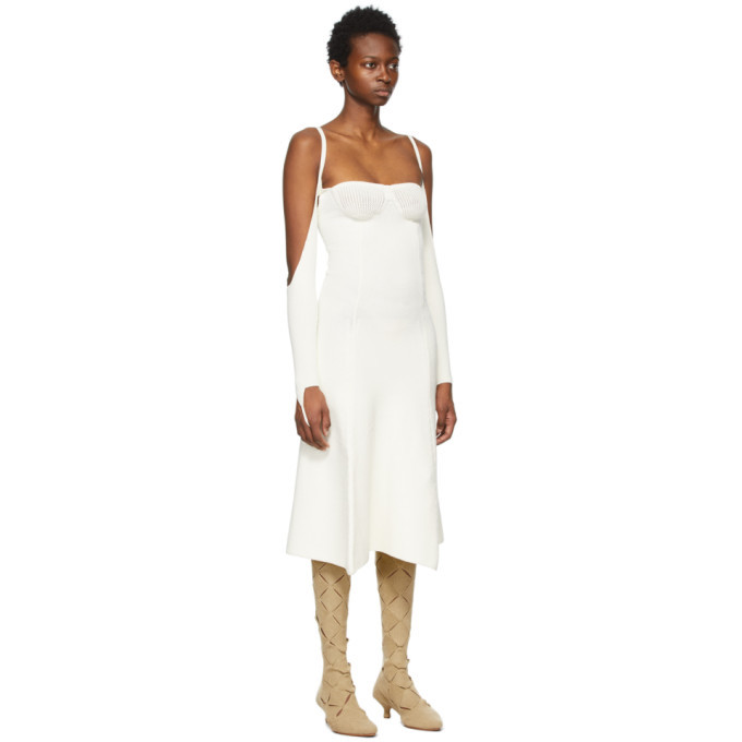 ISA BOULDER Off-White Reality Dress Isa Boulder