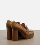 Gianvito Rossi Jenna leather loafer pumps