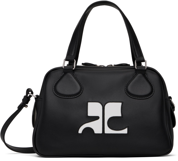 Photo: Courrèges Black Reedition Leather Bowling Bag