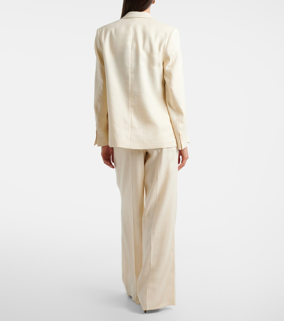 Dorothee Schumacher Casual Sophistication linen and cotton wide-leg pants