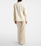 Dorothee Schumacher Casual Sophistication linen and cotton wide-leg pants