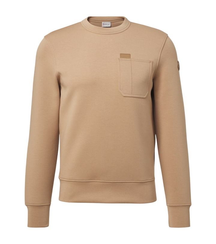 Photo: Moncler Cotton-blend sweatshirt